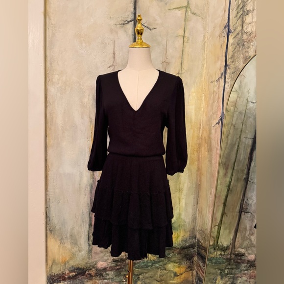 Z Supply Stella Solid Mini Dress in Black Size Small - Picture 10 of 13